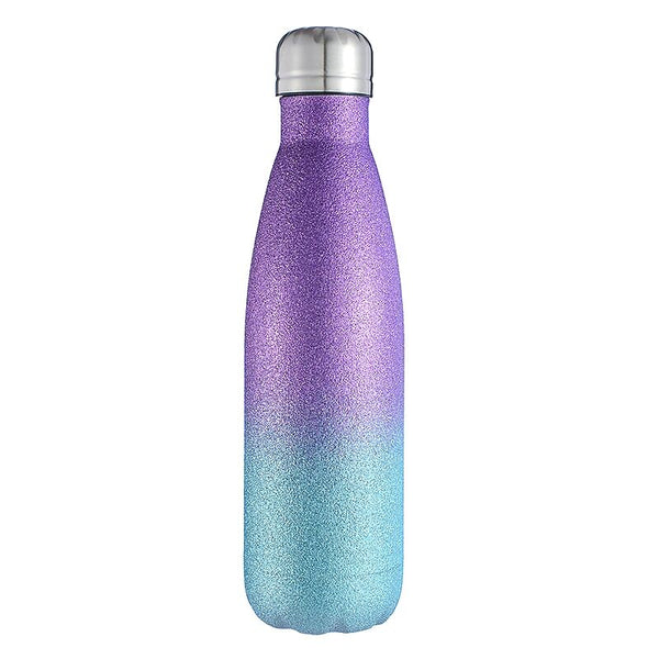 Pure Purple Iridescent Stainless Steel Water Bottle