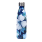 insulated Stainless Steel Water Bottle blue flower