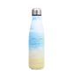 insulated stainless steel water bottle beach landscape pattern bora bora