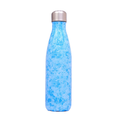 insulated Stainless Steel Water Bottle blue light cloud