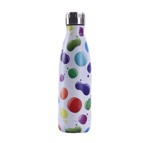 insulated stainless steel water bottle Colored Bubble 17oz