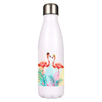 insulated stainless steel water bottle flamingo wedding