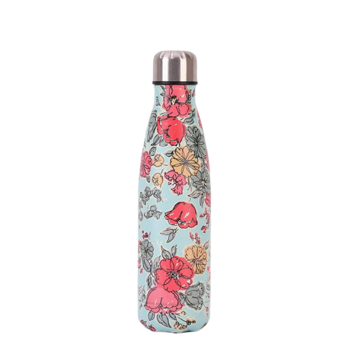 insulated stainless steel water bottle Flower design