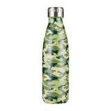 insulated stainless steel water bottle green military 17oz