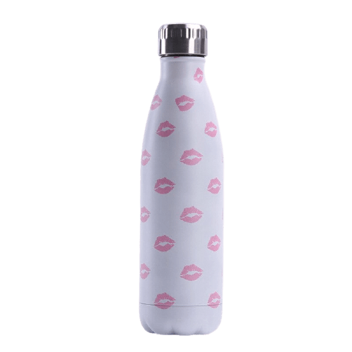 insulated stainless steel water bottle Kisses 17oz