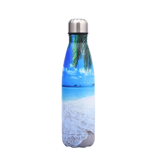 insulated stainless steel water bottle beach landscape madagascar