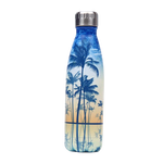 insulated Stainless Steel Water Bottle miami palm tree