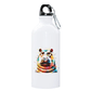 insulated stainless steel water bottle Multicolored Hippopotamus 20oz
