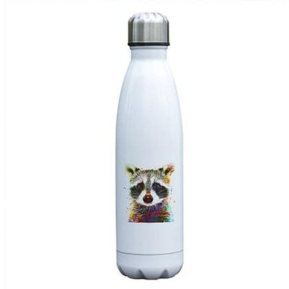 insulated stainless steel water bottle Multicolored Raccoon 17oz