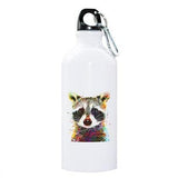 insulated stainless steel water bottle Multicolored Raccoon 20oz