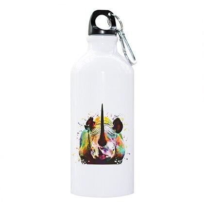 insulated stainless steel water bottle Multicolored Rhinoceros 20oz
