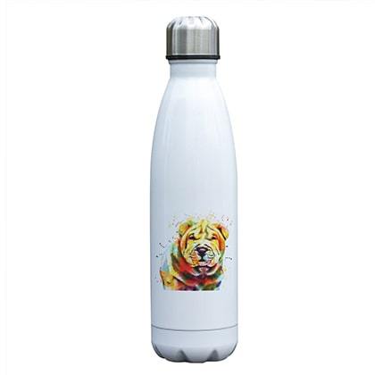 insulated stainless steel water bottle Multicolored Shar Peï 17oz