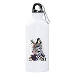 insulated stainless steel water bottle Multicolored Zebra 20oz
