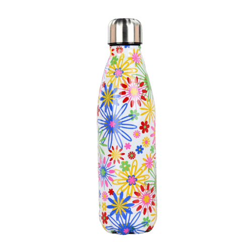 insulated stainless steel water bottle Multicolored Floral