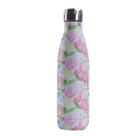 stainless steel water bottle pink camelia 17oz