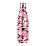 insulated stainless steel water bottle pink military 17oz