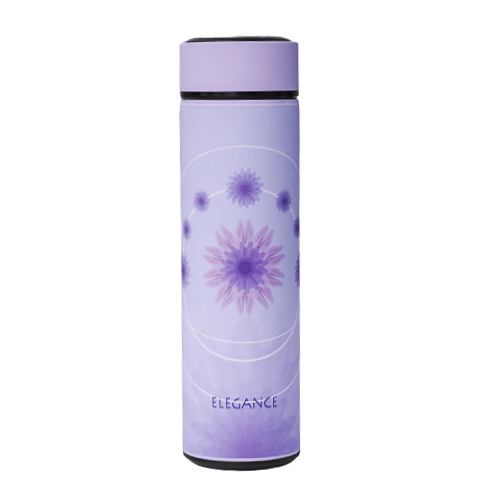 insulated stainless steel water bottle Purple Elegance