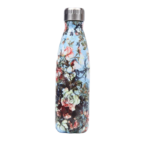 insulated Stainless Steel Water Bottle rose bush