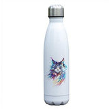 insulated stainless steel water bottle Savant Cat 17oz