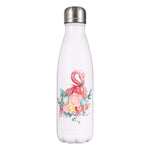 insulated stainless steel water bottle spring flamingo