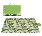 tablecloth picnic leaves green