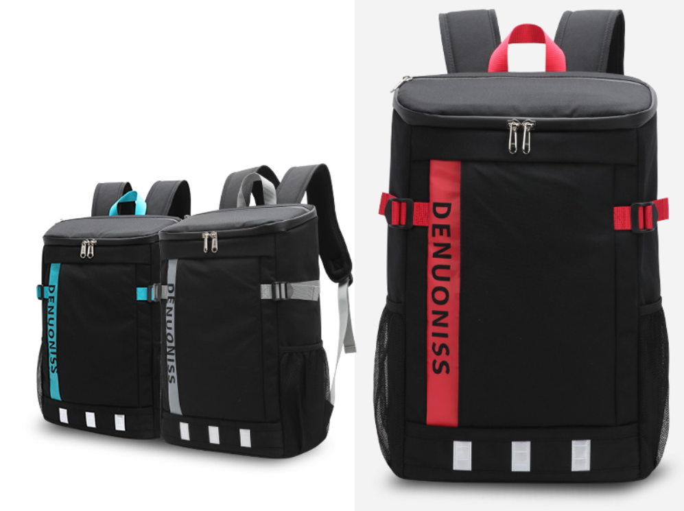three models backpack picnic