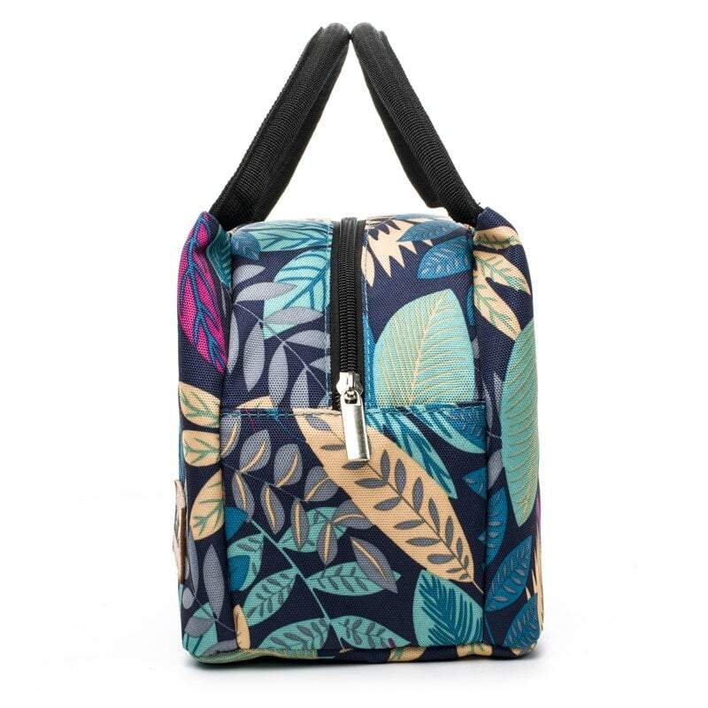 Lunch Bag Multicolored Leaves